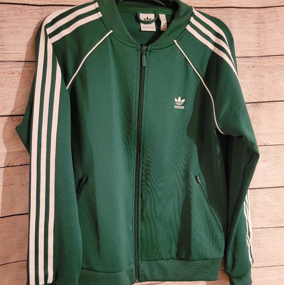 Adidas SST Track Jacket Collegiate Green Women's L